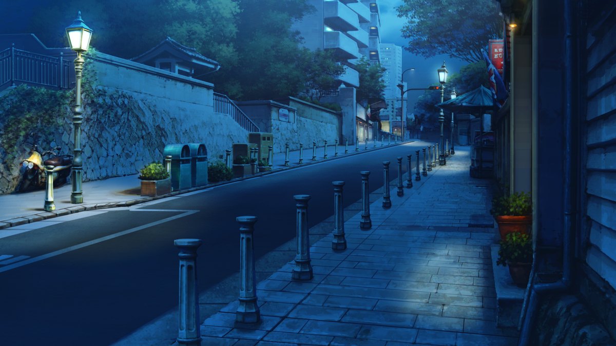 街上 · 五个人外出