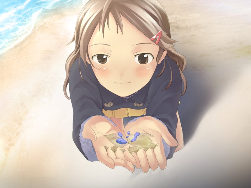 手心的花