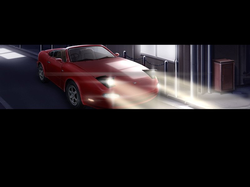 红色敞篷车