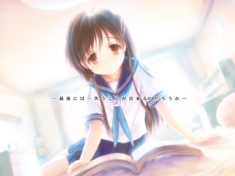 读书的少女